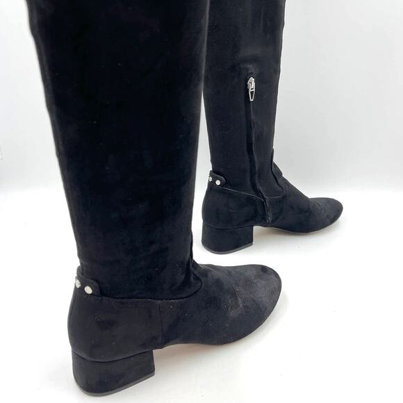 Dolce Vita Jimmy Boot Black Stella Suede Over the Knees Thigh High - Picture 9 of 12